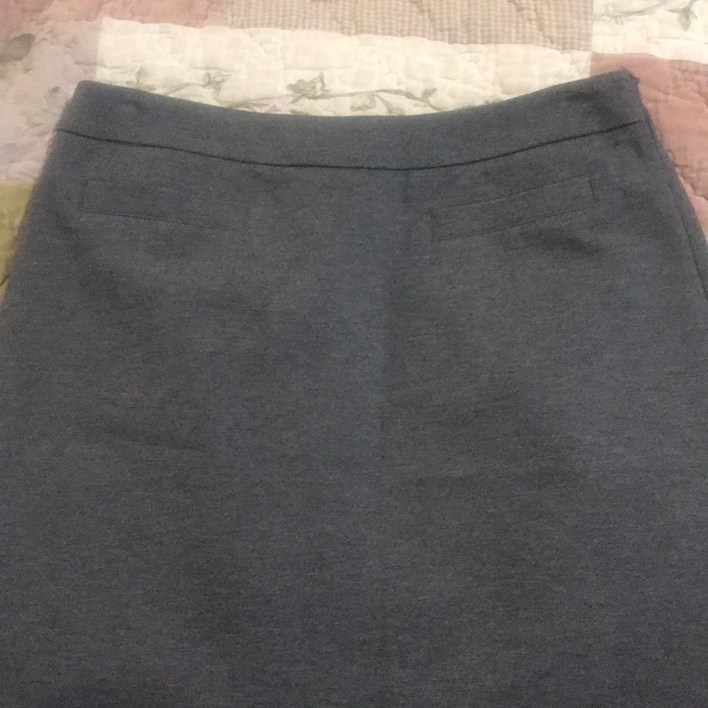 Talbots Gray Pencil Skirt